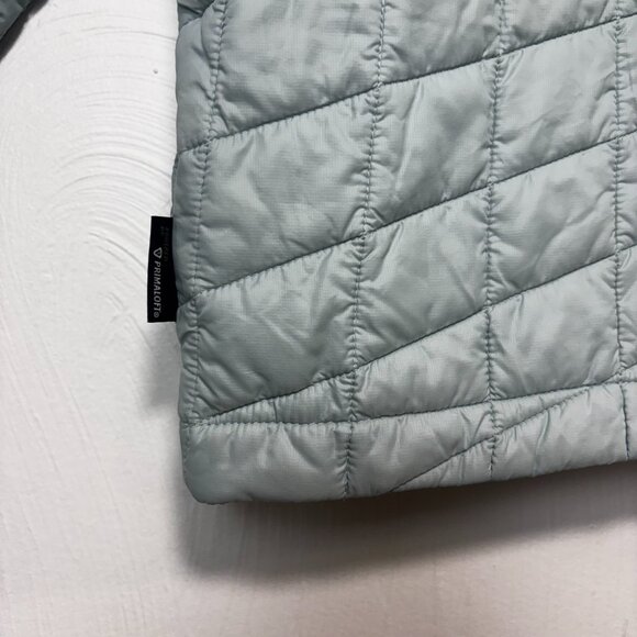 The North Face Thermoball Eco Jacket Light Blue Quilted Puffer Long Sleeve Girls - Picture 6 of 8